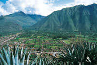 Valle sagrado de los incas, camino a Machu Picchu.