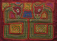 Mola caracterstica de la cultura cuna.