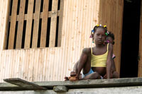 Escenas cotidianas en comunidades negras.