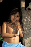 Niña Waunana del bajo San Juan.