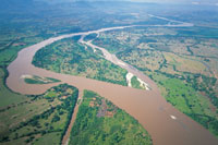 Por su rendimiento hdrico e importancia socioeconmica, el ro Magdalena es uno de los principales sistemas fluviales de la cordillera de Los Andes.