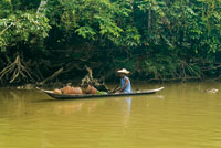 En el delta del ro San Juan conviven armnicamente con el entorno natural, comunidades indgenas y negras.