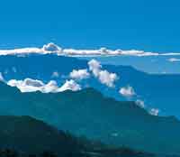 Cadena montaosa de la vertiente andina.