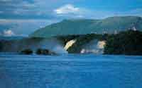 Parque Nacional Canaima en Venezuela, estado de Bolvar.