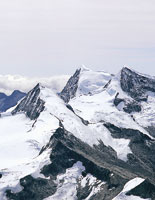 Glaciares en las altas cumbres de la Sierra Nevada de Santa Marta.