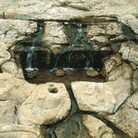 El lavapatas, smbolo del respeto y comunin de los pueblos indgenas con el agua.