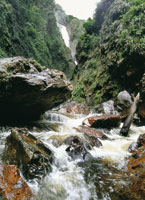 Salto de Isnos al sur del departamento del Huila.