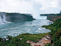Las Cataratas del Niágara, en los Grandes Lagos de Norteamérica, una de las más emblemáticas del mundo.