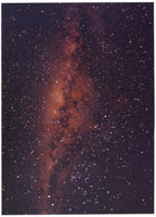 La Va Lctea, constituida por millones de cuerpos celestes.