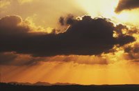 Atardecer en la serrana de Macuira.