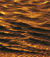 El mar retiene gran parte de la radiacin solar durante el da y la libera en la noche, con lo cual se convierte en un gigantesco regulador de la temperatura global.